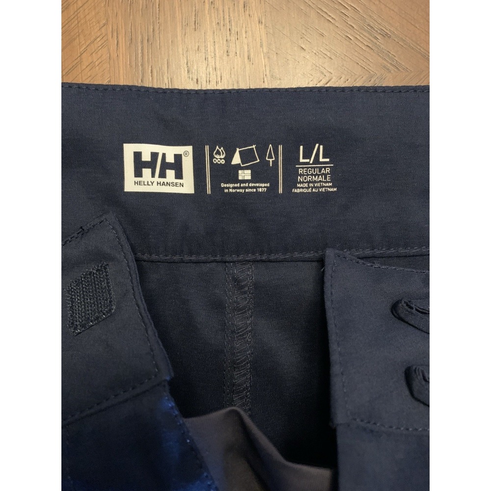 NWT Helly Hansen Solen Water Shorts Recycled 36x9.5" Unlined - Men's L Navy - Picture 7 of 15